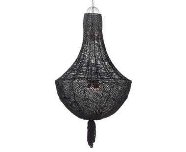 Hamptons Knit Chandelier- Small / Black